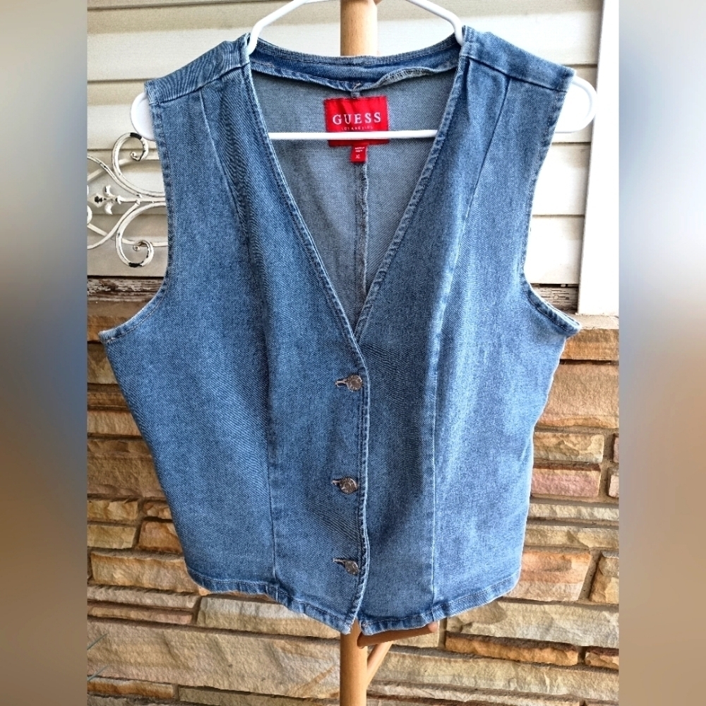 GUESS Denim Vest_XL